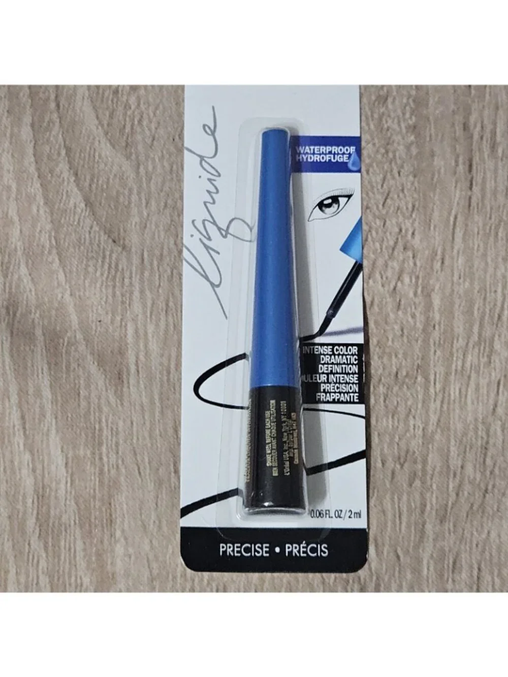 2~LOREAL Telescopic Control Tip 800 BLACK NOIR Liquid Eyeliner .06oz NIP HTF